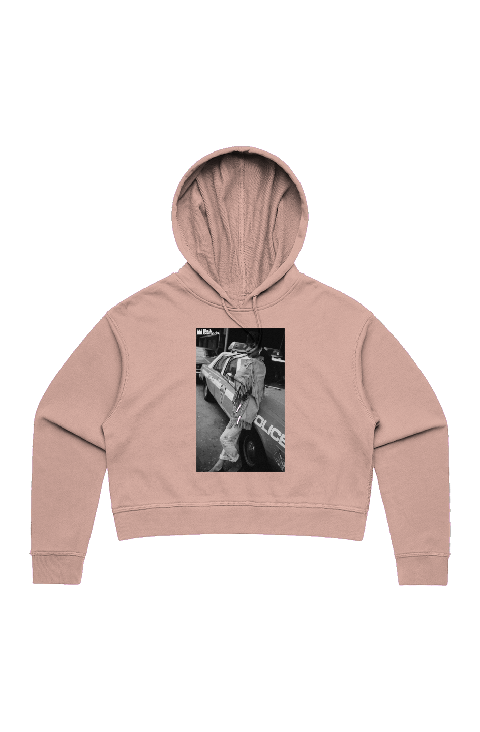 Sade Crop Hoodie – Black Bourgeois