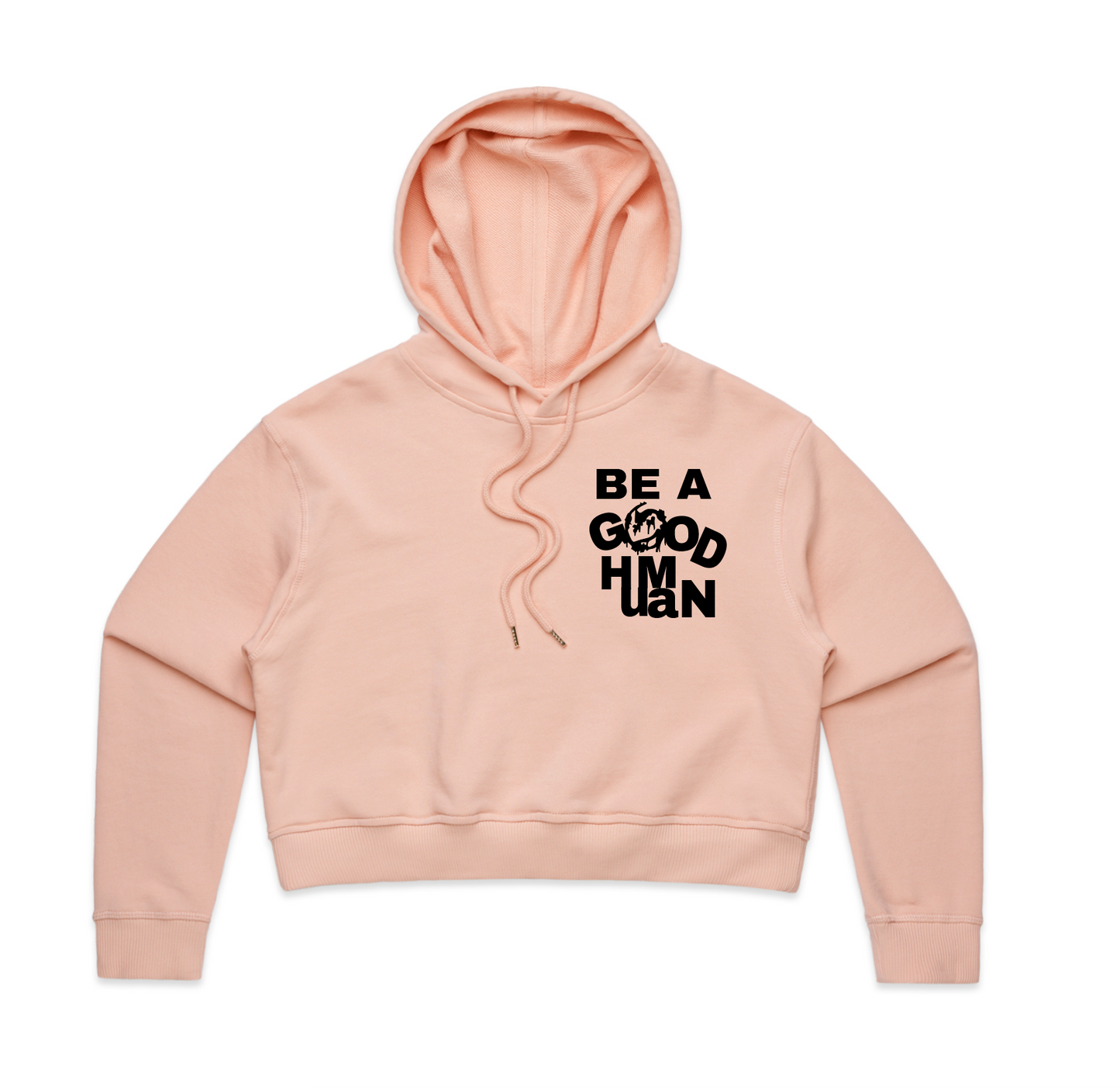 Good Human Crop Hoodie