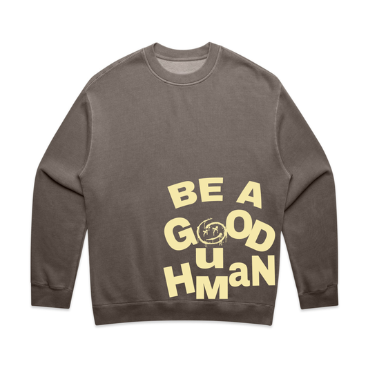 Good Human Faded Sweatshirt