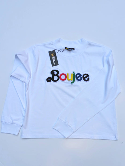 Women's Boujee Chenille Mock Long Sleeve